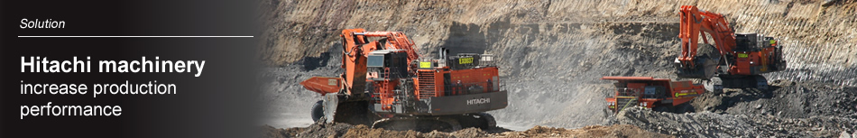 Solution: Hitachi provided machinery with high horsepower